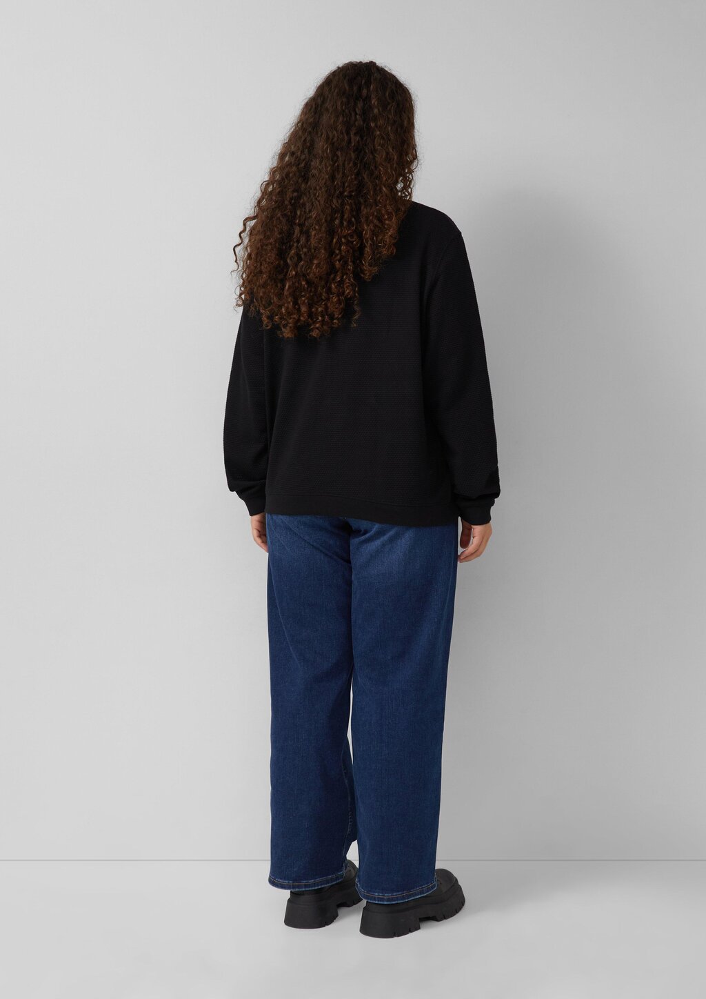 Sweatshirt im Blousonstyle