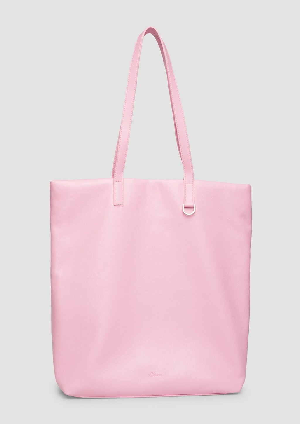 Tote-Bag aus Kunstleder mit Magnetverschluss