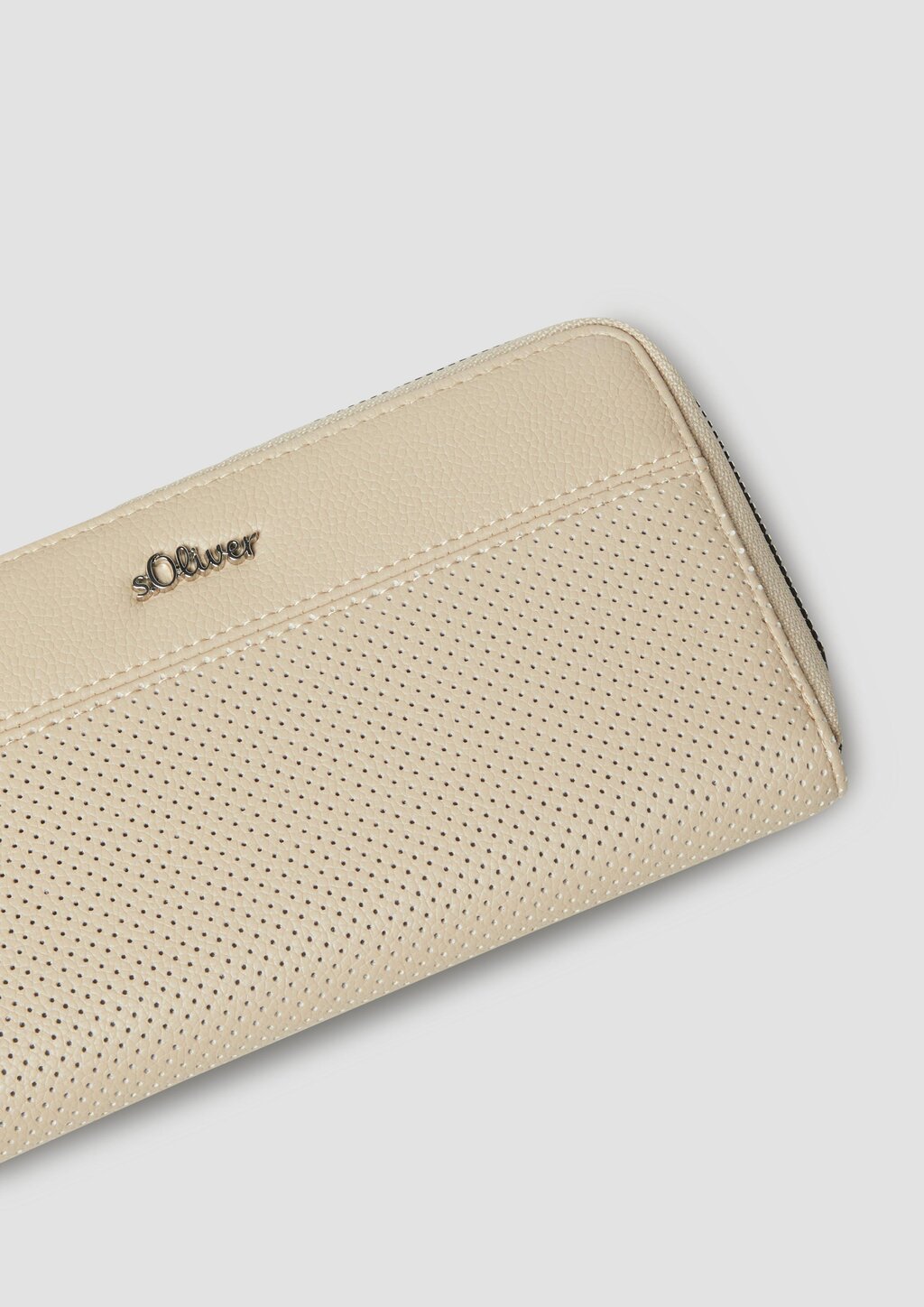 Portemonnaie in Leder-Optik mit Logo