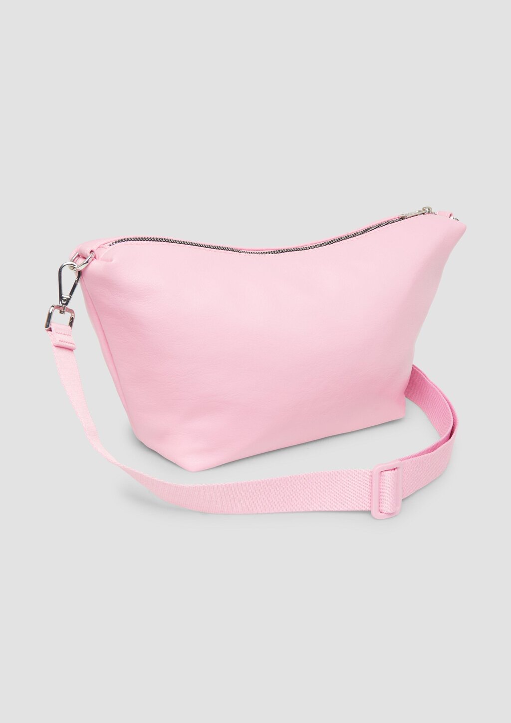 Crossbody-Bag in Leder-Optik mit abnehmbarem Gurt