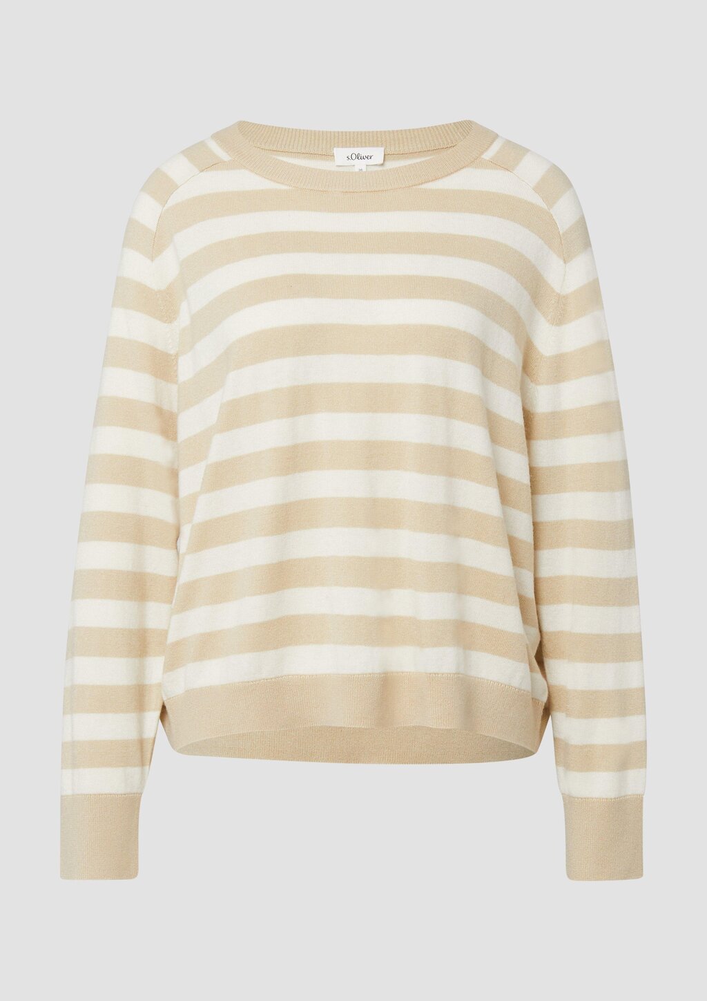 Oversized Strickpullover aus Viskosemix