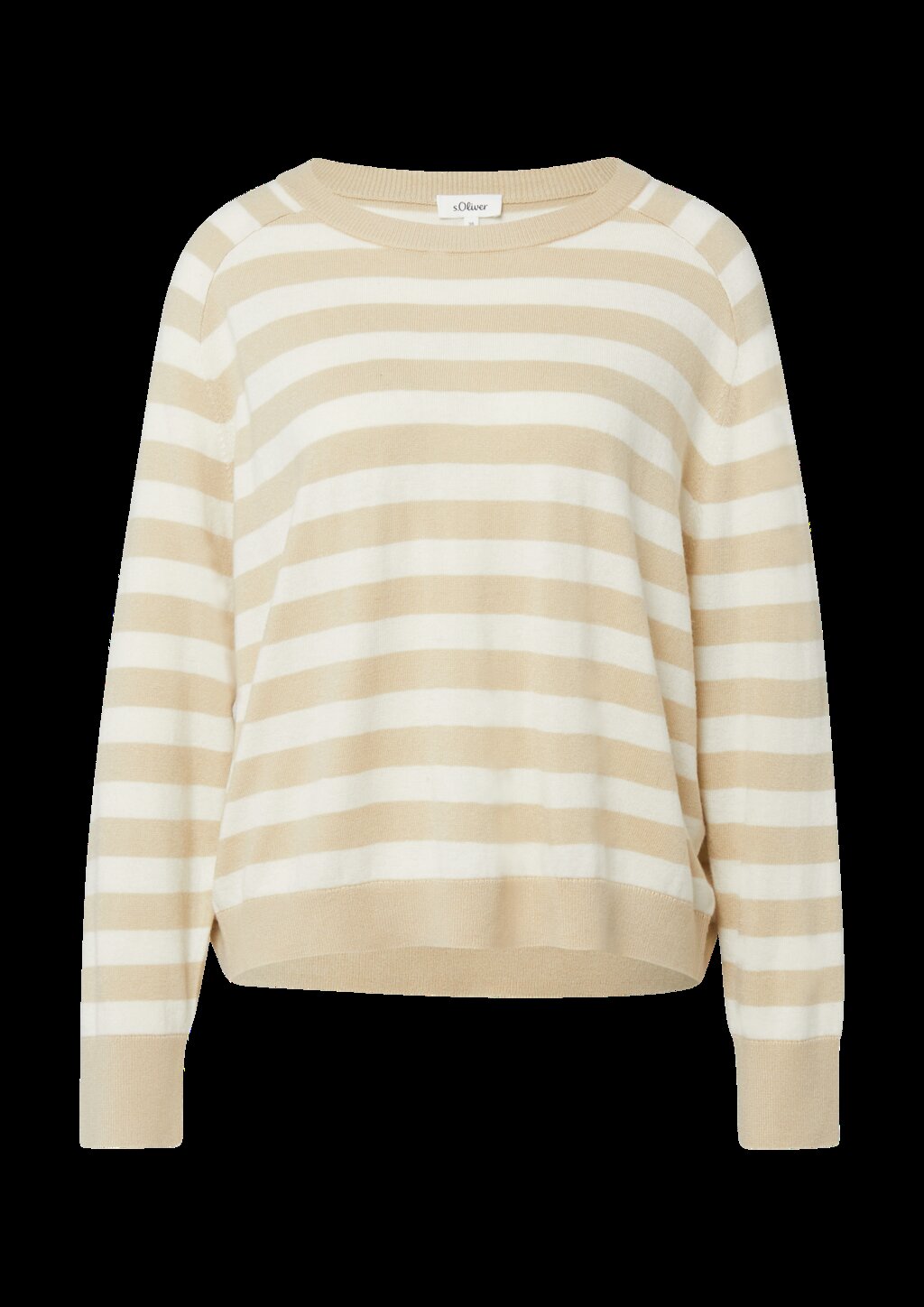 Oversized Strickpullover aus Viskosemix