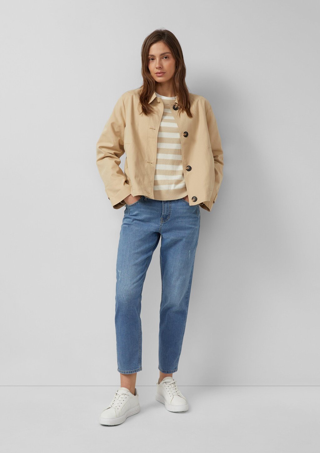 Oversized Strickpullover aus Viskosemix