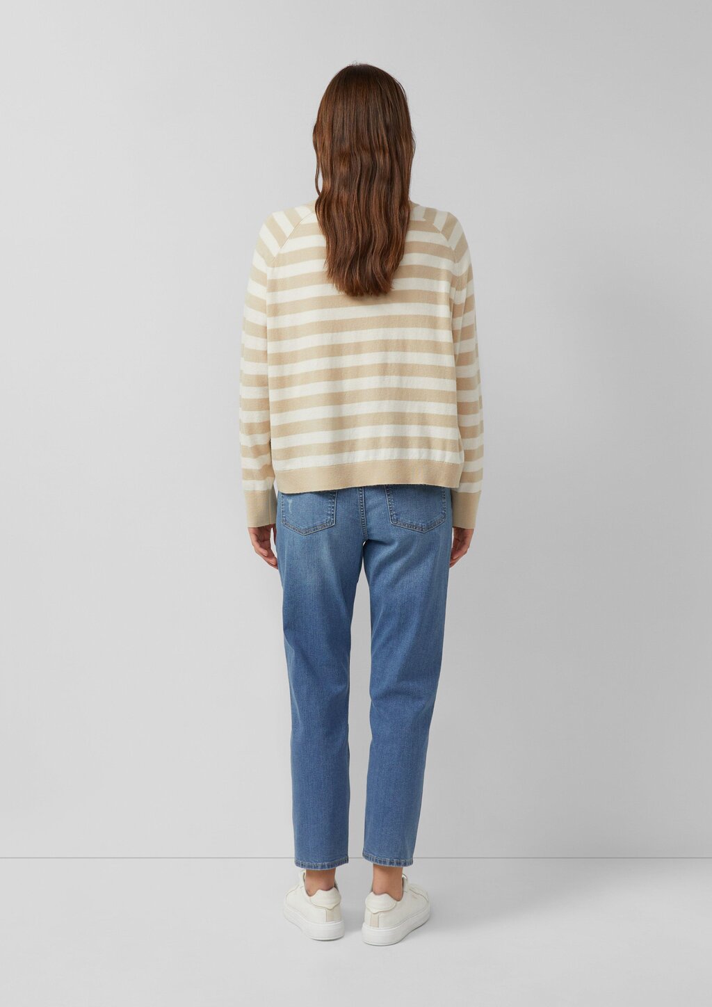 Oversized Strickpullover aus Viskosemix