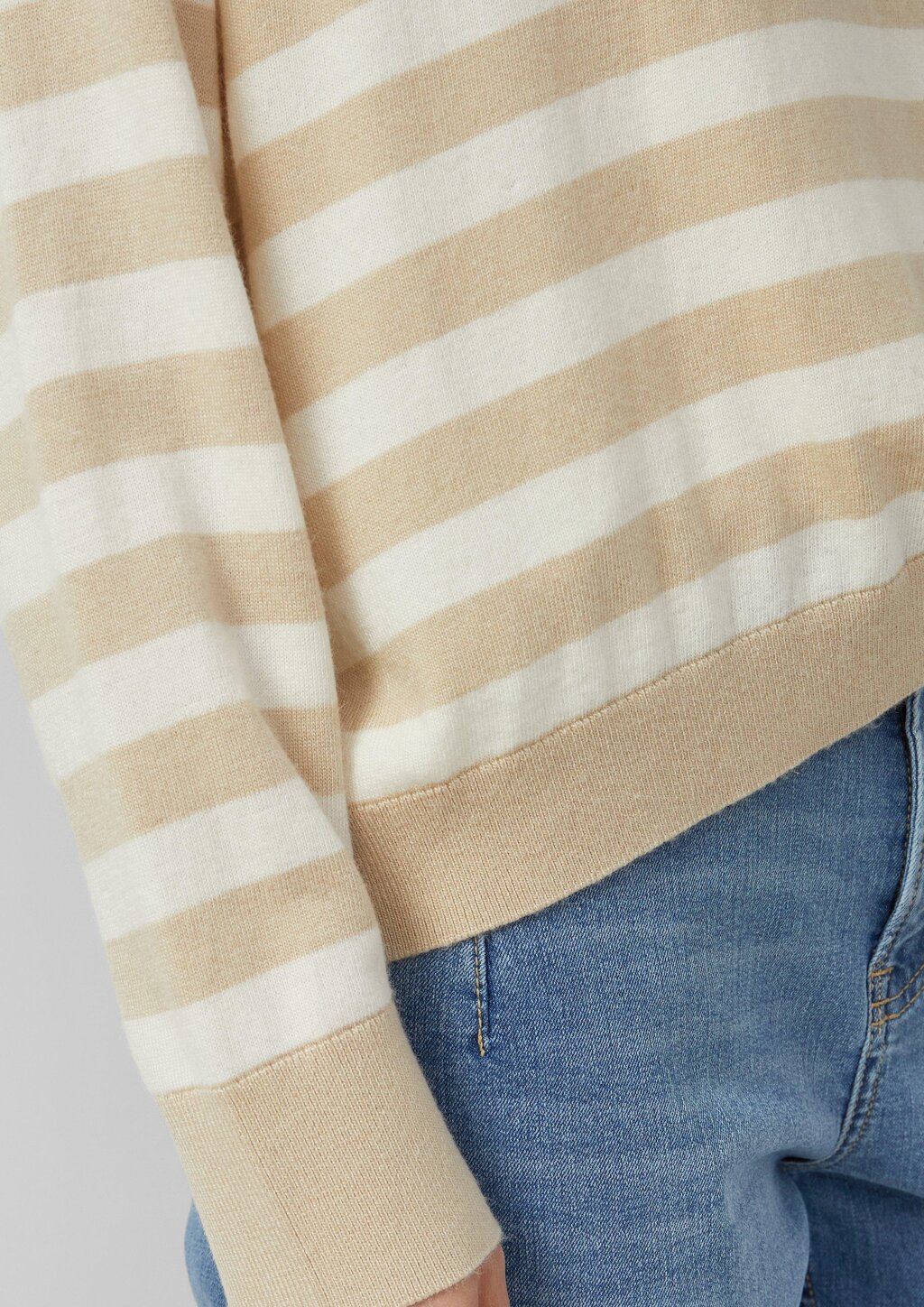 Oversized Strickpullover aus Viskosemix