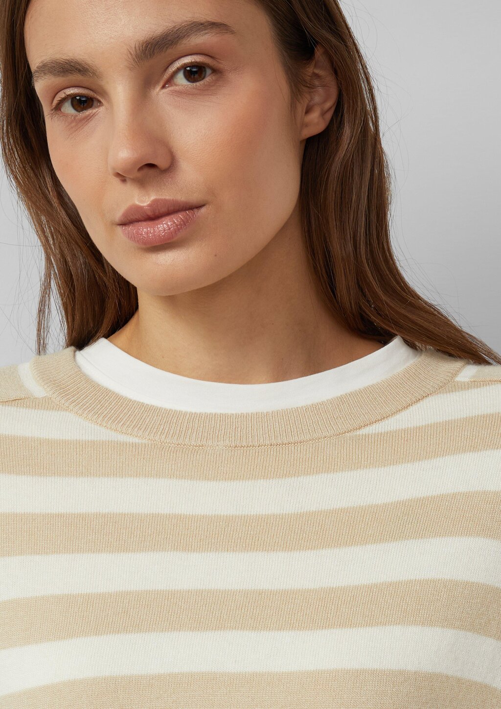 Oversized Strickpullover aus Viskosemix