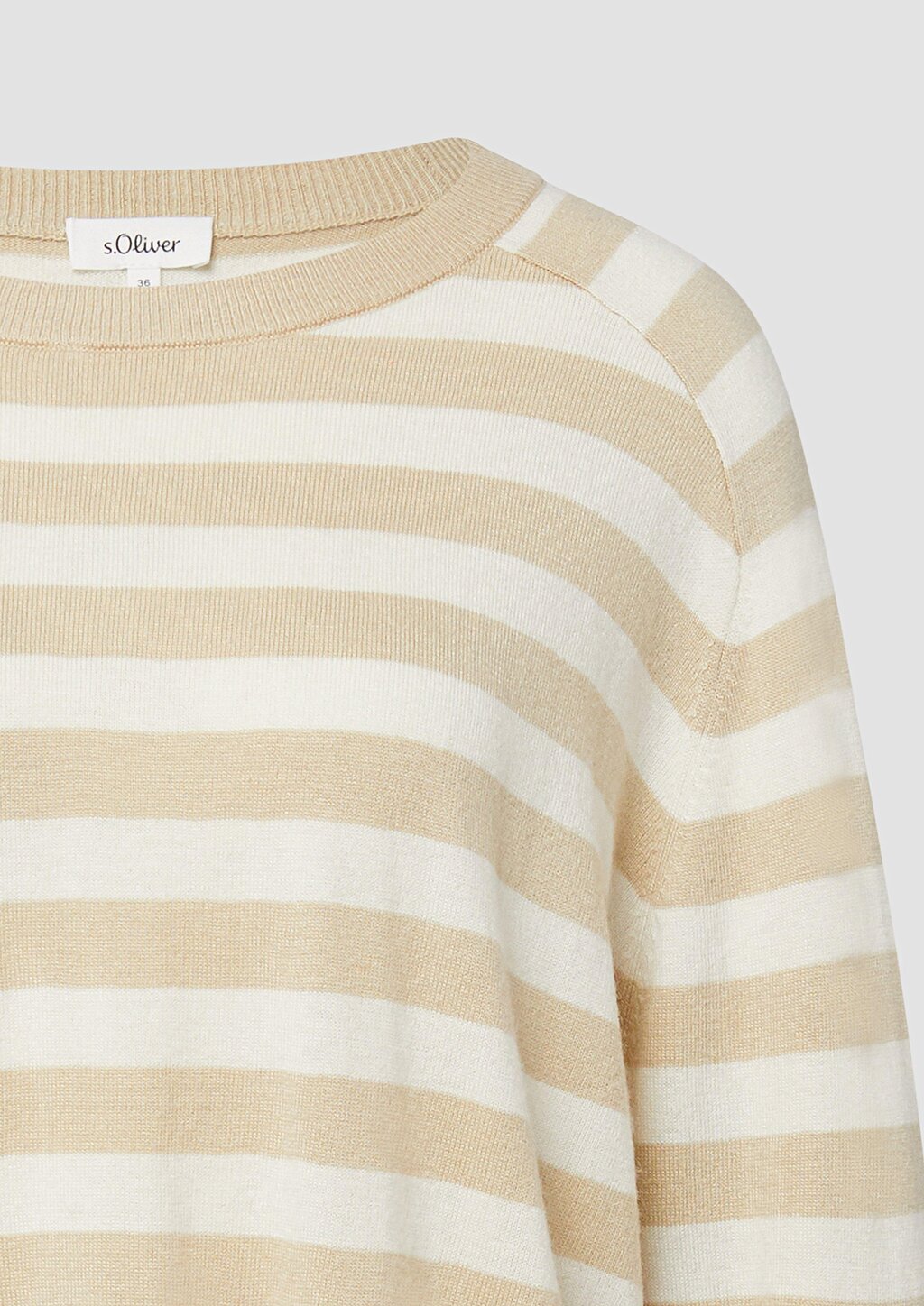 Oversized Strickpullover aus Viskosemix