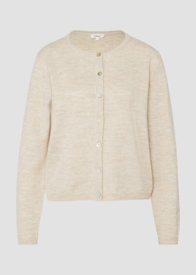 Weiche Strickjacke aus Alpakamix