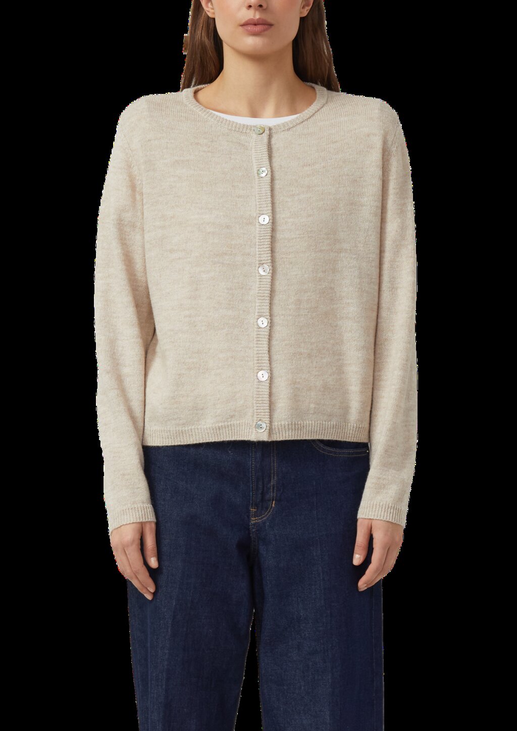 Weiche Strickjacke aus Alpakamix