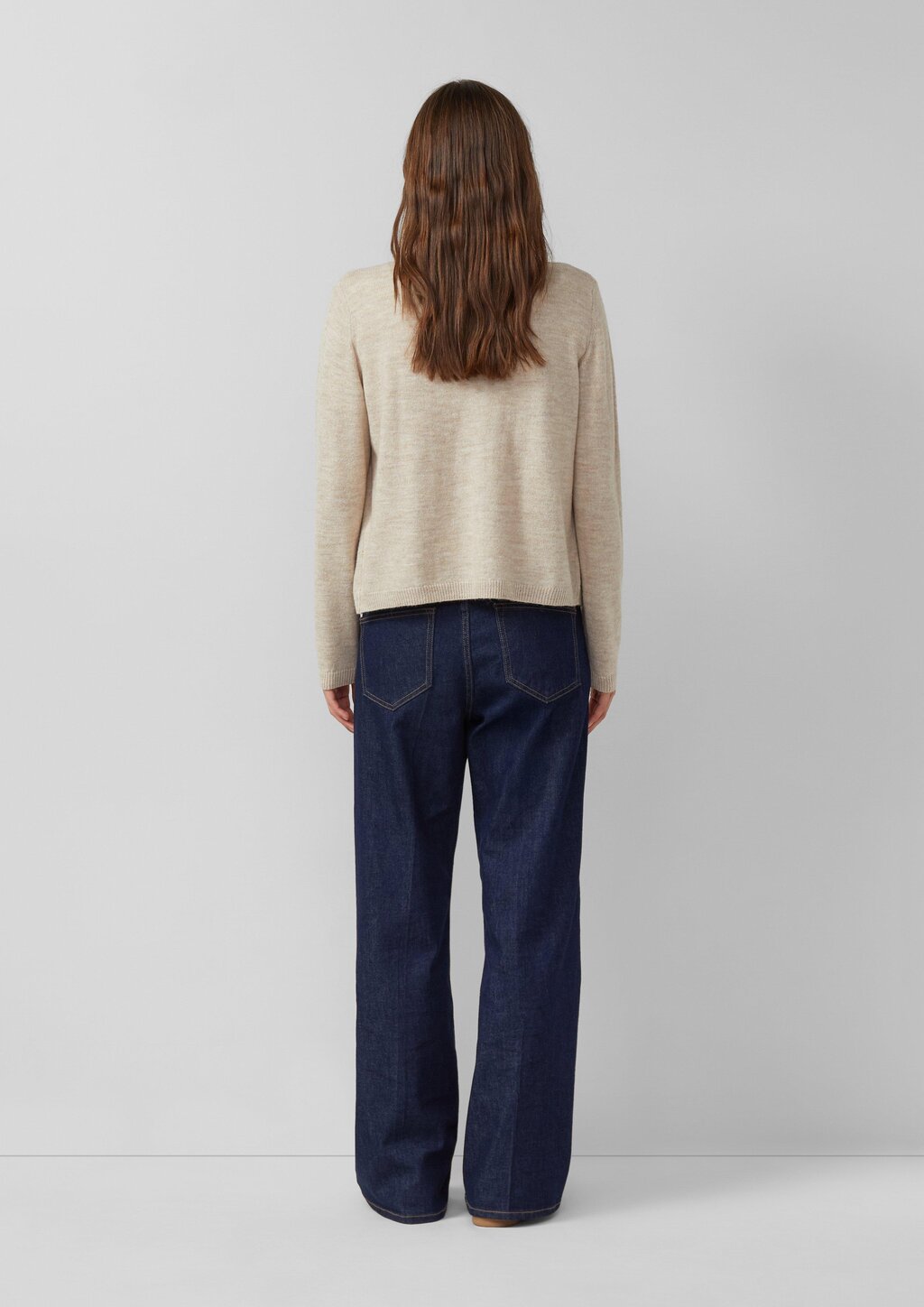 Weiche Strickjacke aus Alpakamix