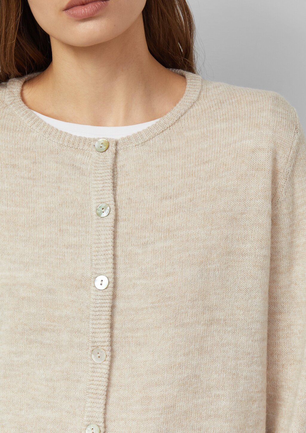 Weiche Strickjacke aus Alpakamix