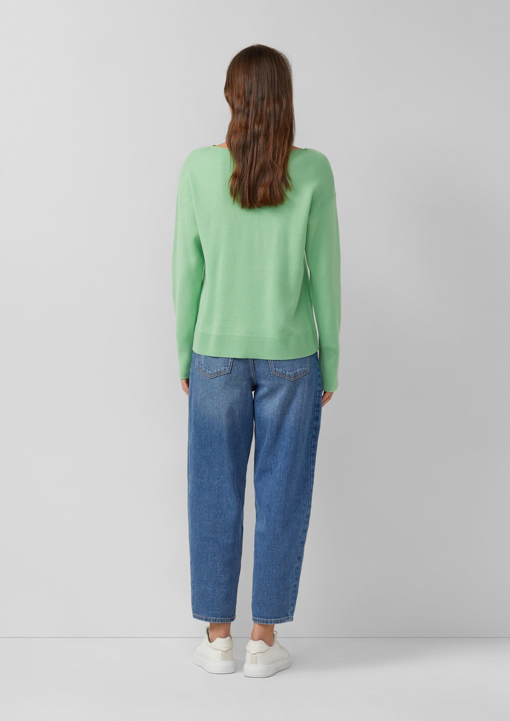 Strickpullover mit Love-Schriftzug