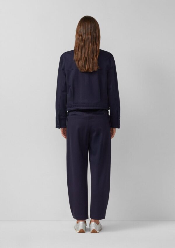 Blouson mit Stehkragen aus Interlockjersey