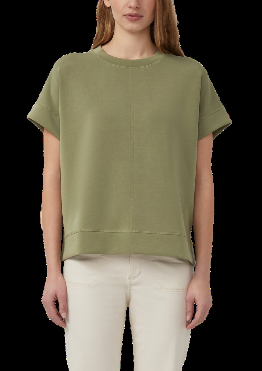 Oversize Sweatshirt aus Scuba