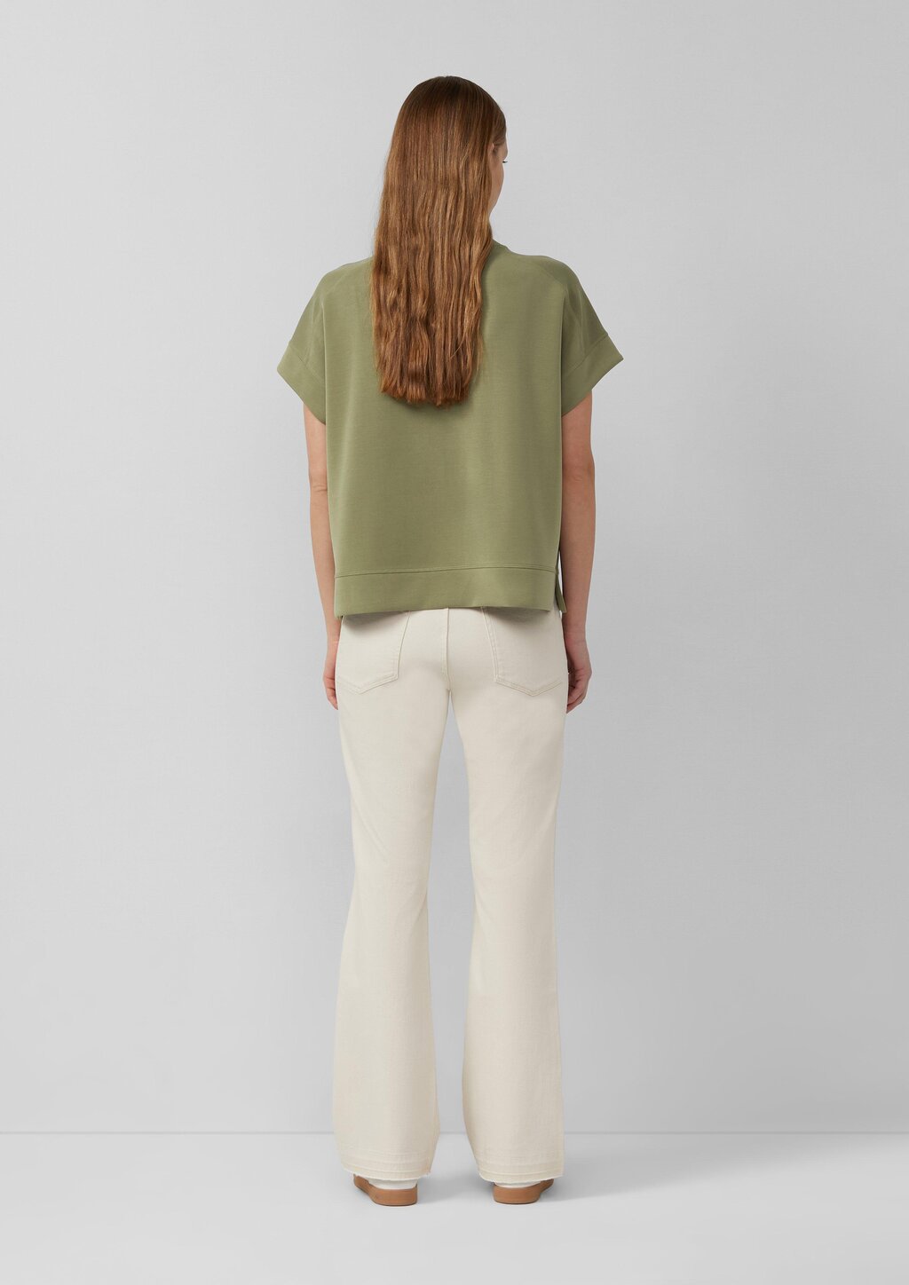 Oversize Sweatshirt aus Scuba