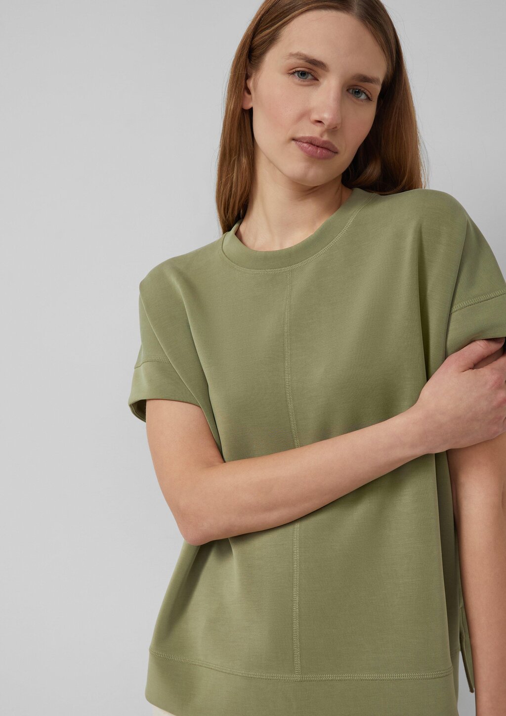 Oversize Sweatshirt aus Scuba