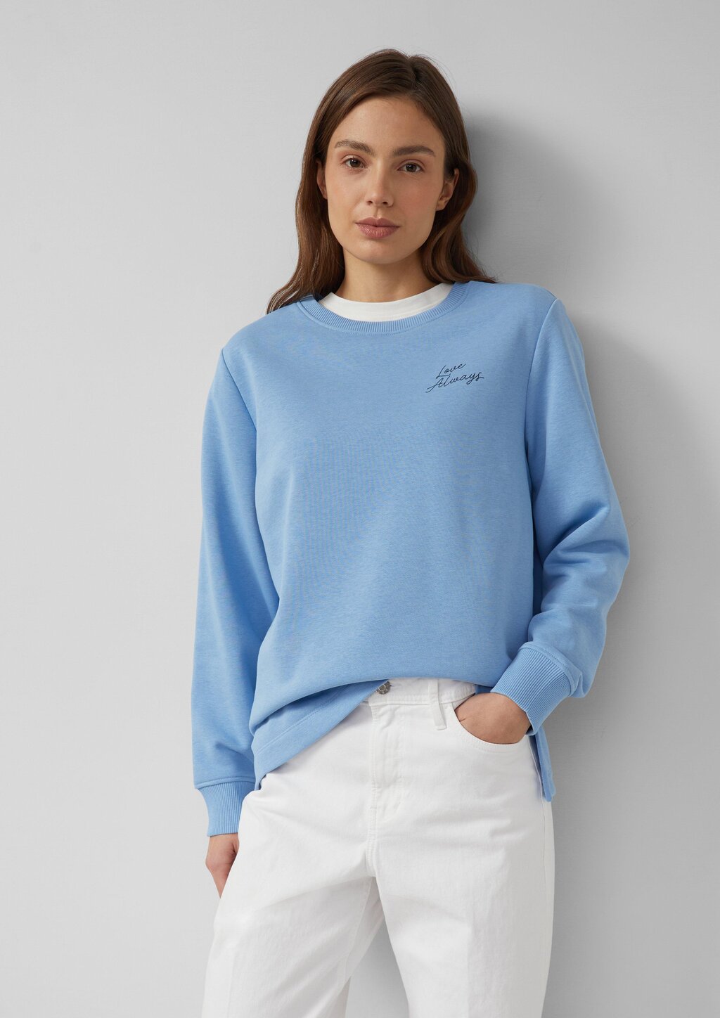 Sweatshirt mit Print im Relaxed Fit