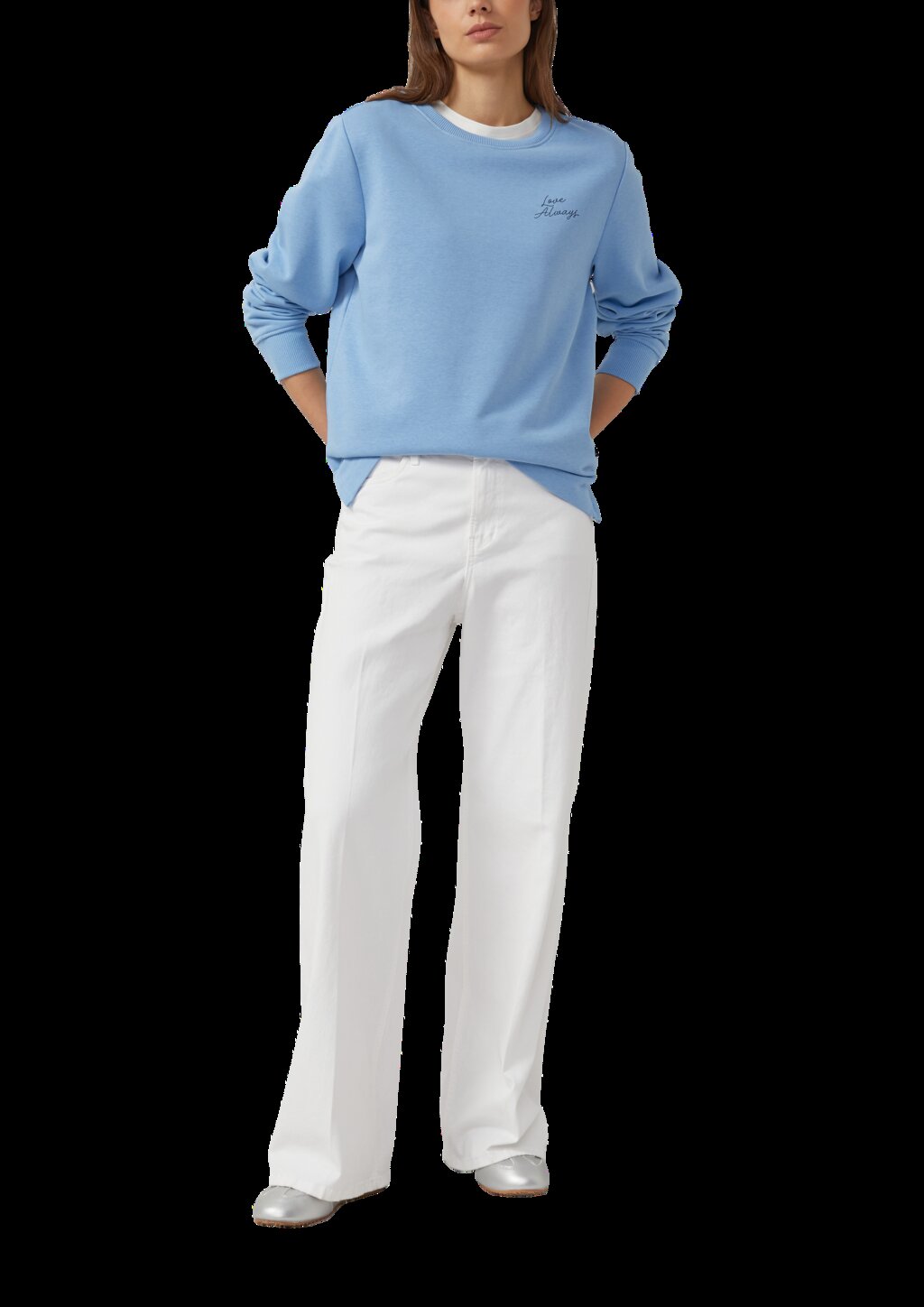 Sweatshirt mit Print im Relaxed Fit