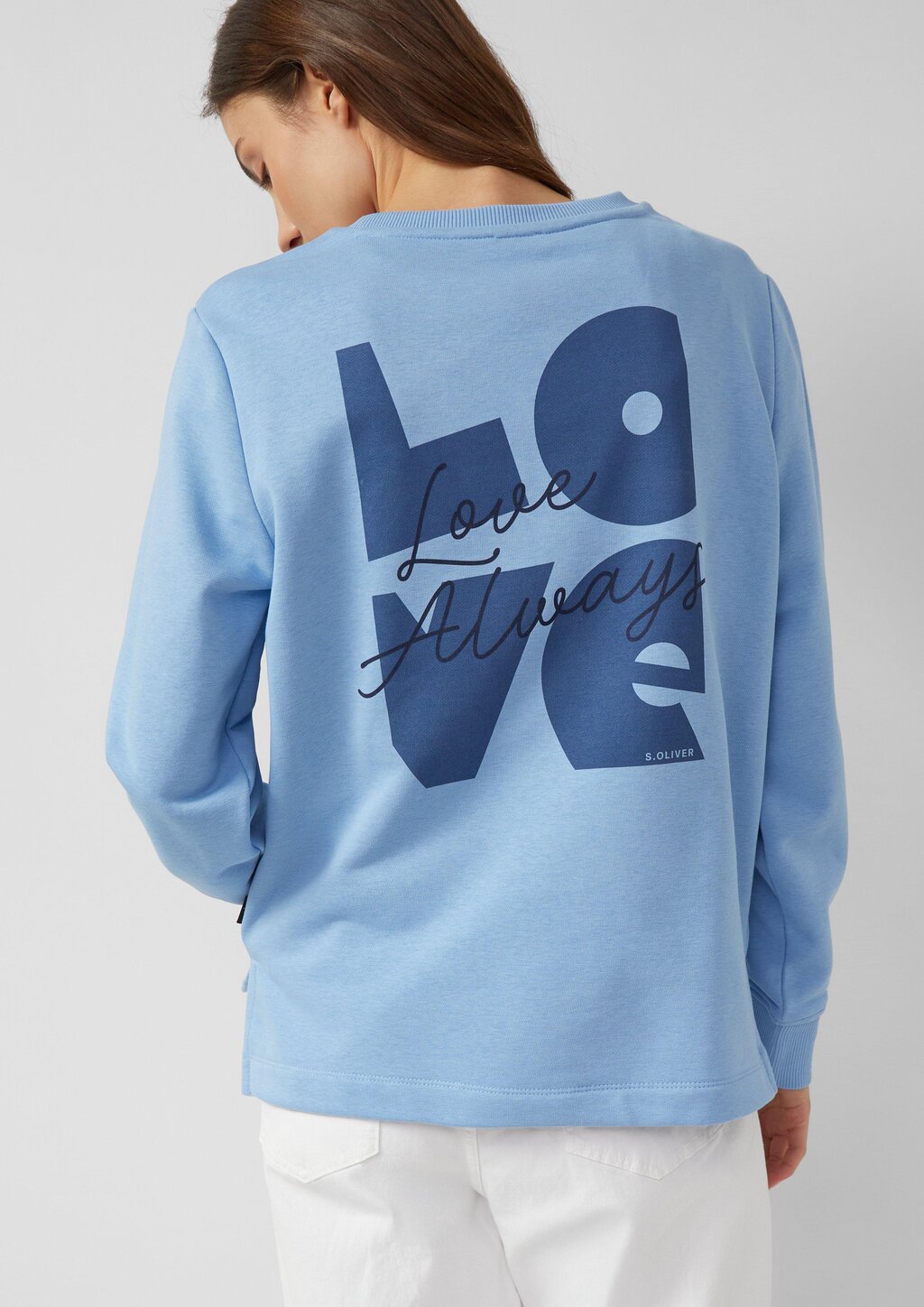 Sweatshirt mit Print im Relaxed Fit