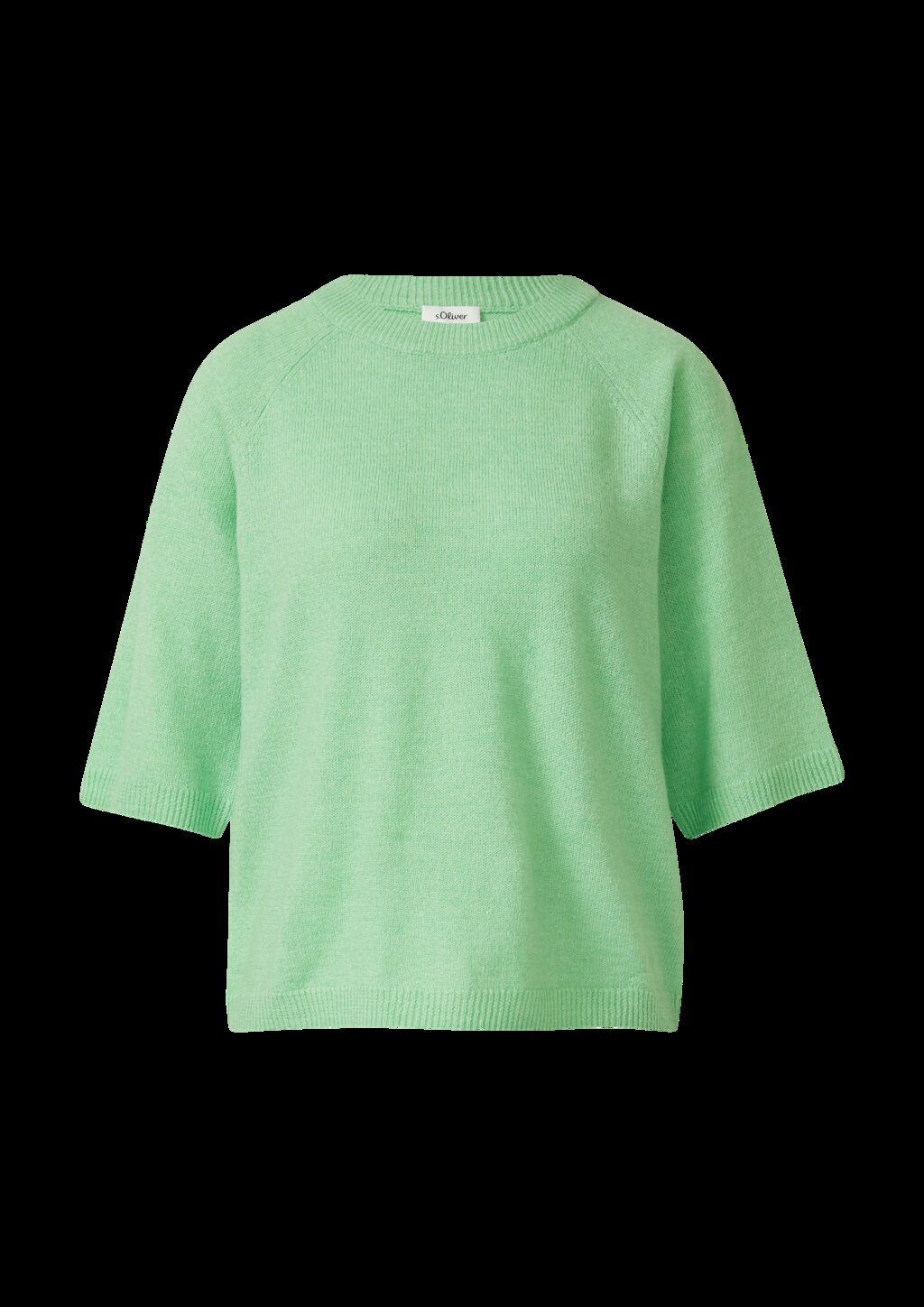 Weicher Halbarmpullover aus Alpakamix