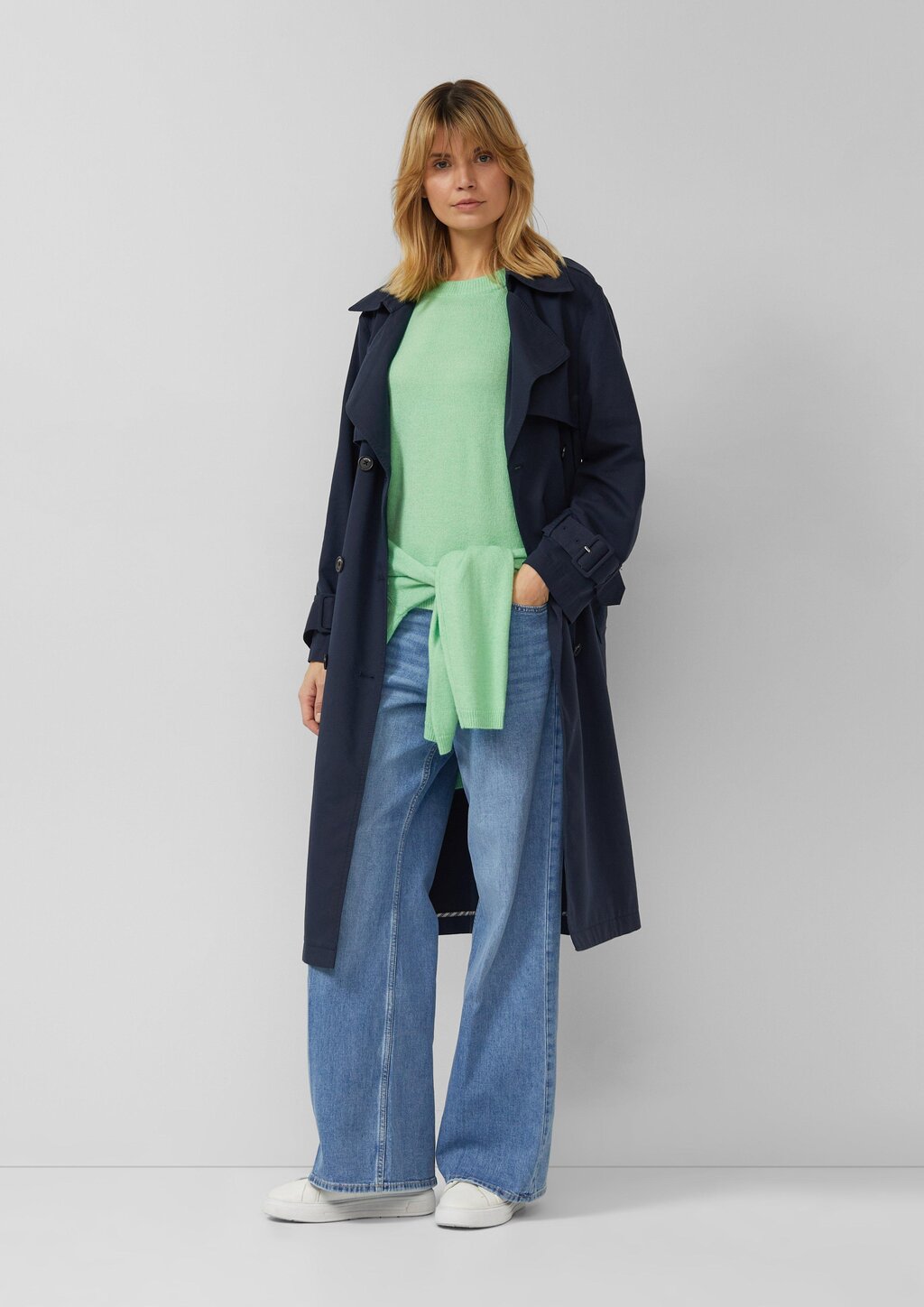 Weicher Halbarmpullover aus Alpakamix