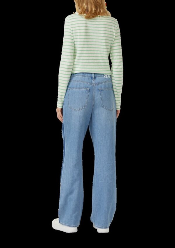 Jeans Beth Boyfriend / Relaxed Fit / Mid Rise / Straight Leg / mit Kontraststreifen