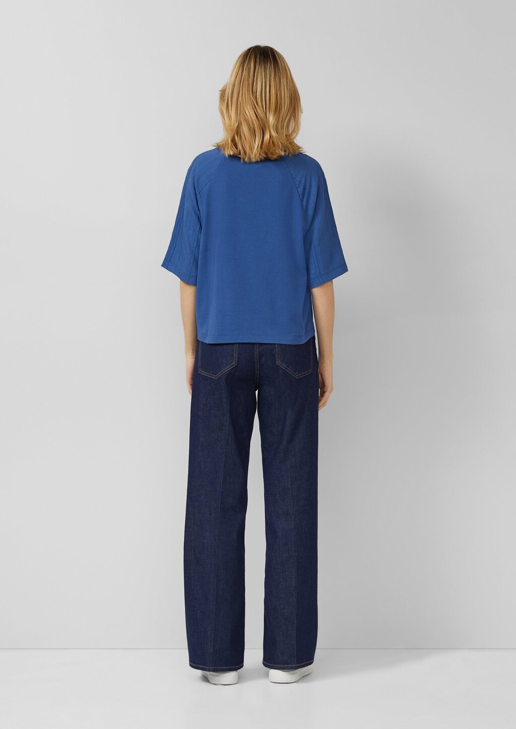 T-Shirt im Fabricmix