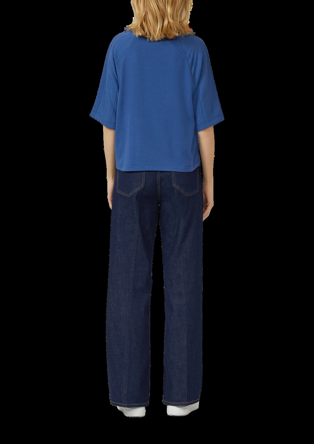 T-Shirt im Fabricmix