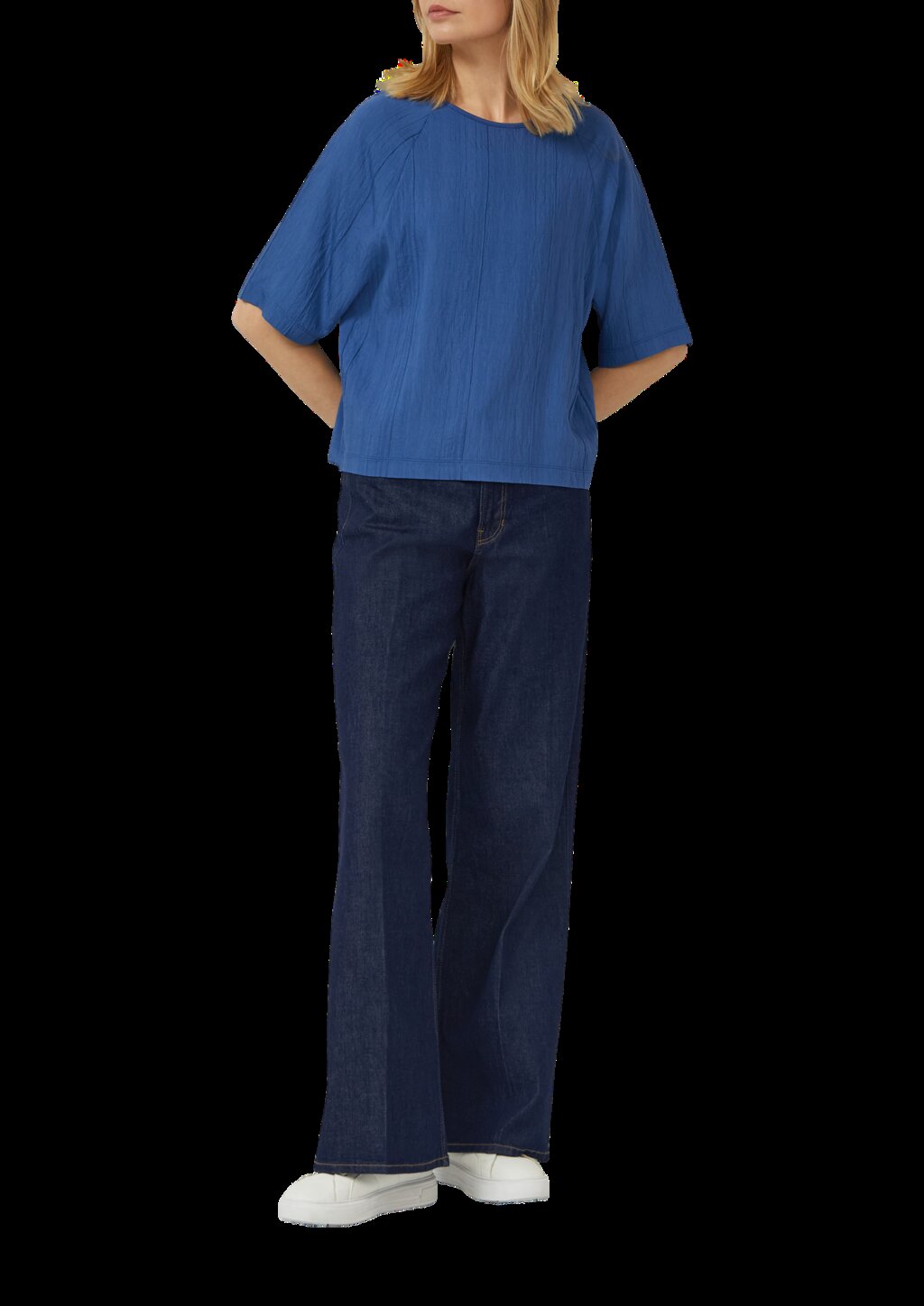 T-Shirt im Fabricmix