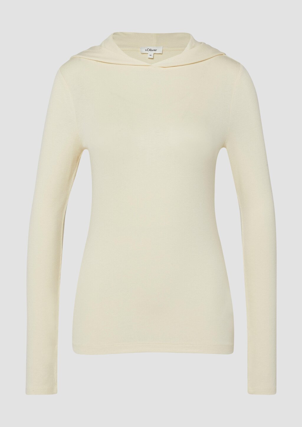 Kapuzenshirt aus leichtem Jersey im Slim Fit