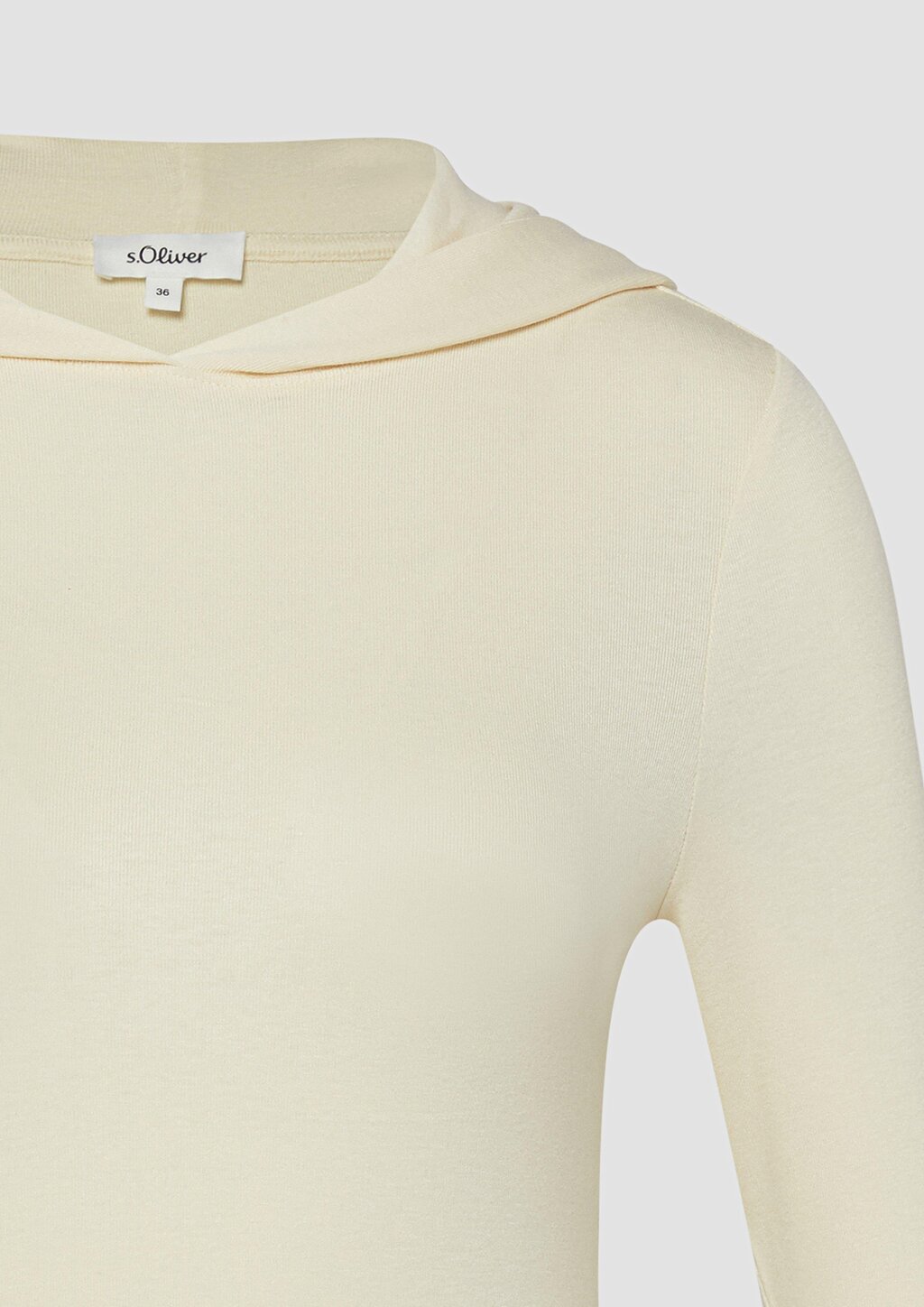 Kapuzenshirt aus leichtem Jersey im Slim Fit