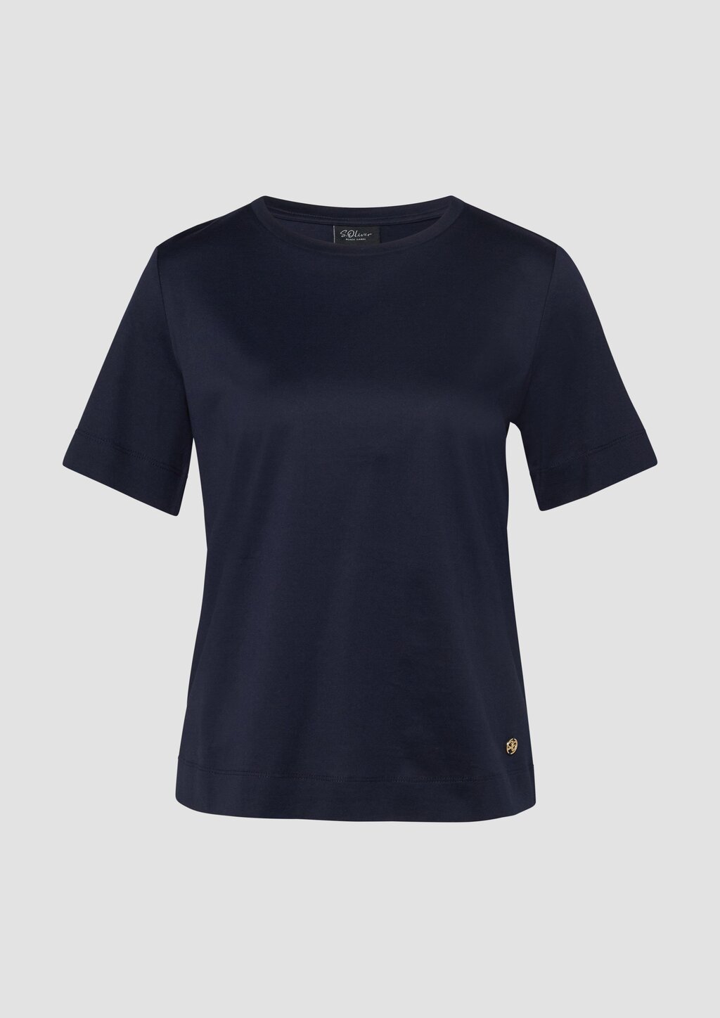 T-Shirt aus merzerisierter Baumwolle im Relaxed Fit