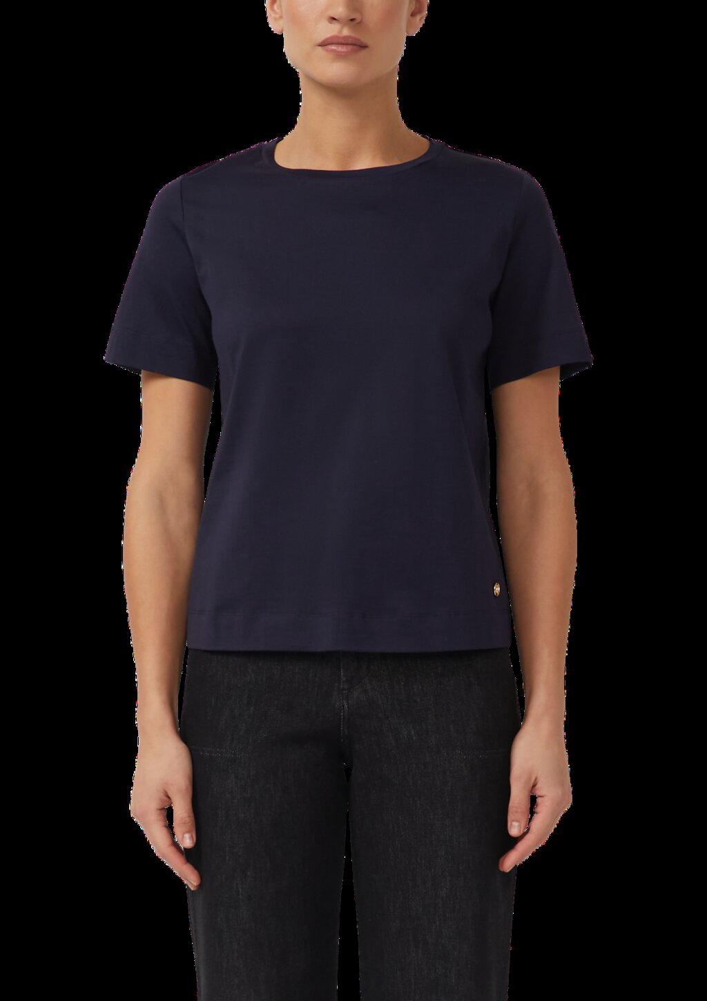 T-Shirt aus merzerisierter Baumwolle im Relaxed Fit