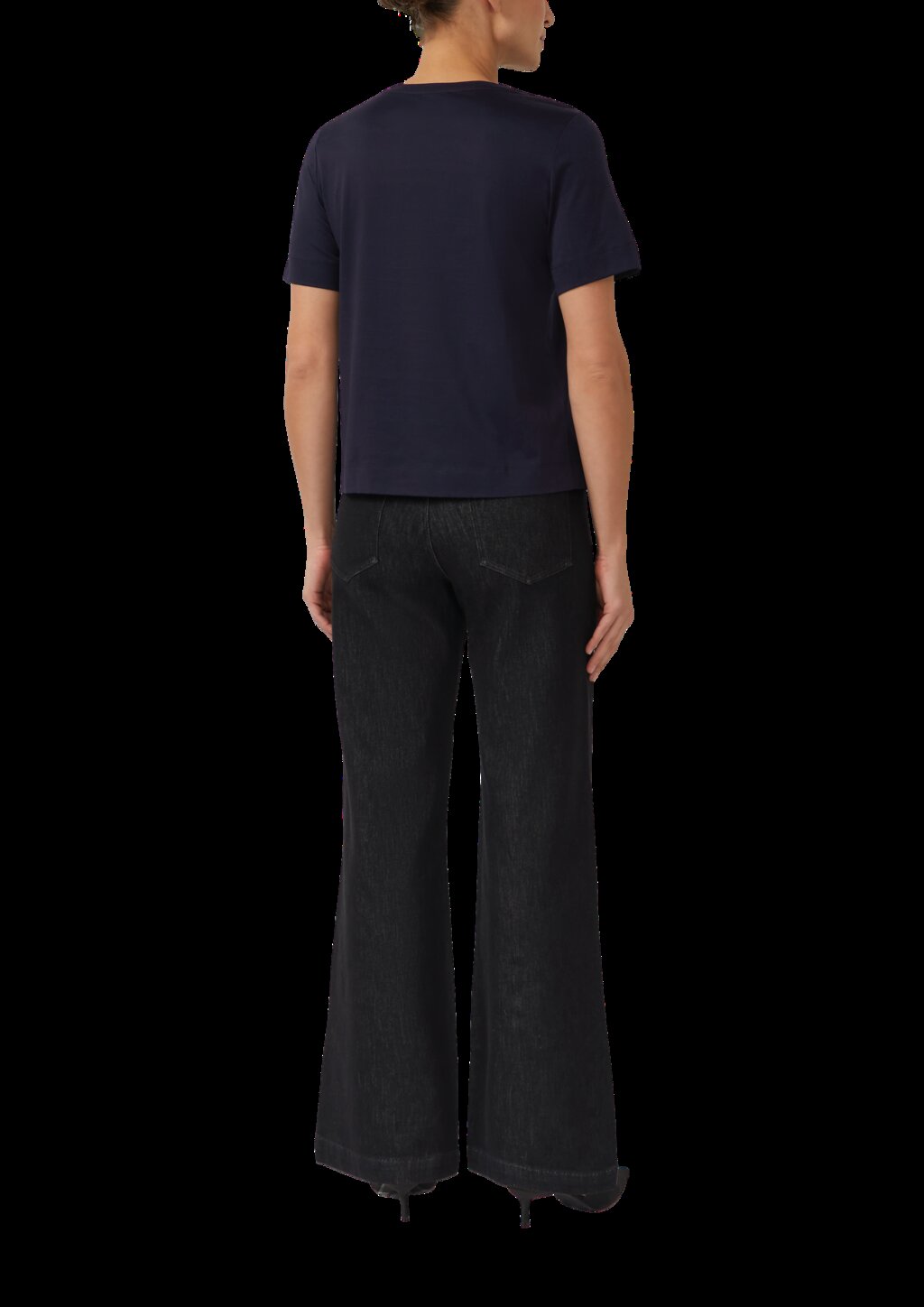 T-Shirt aus merzerisierter Baumwolle im Relaxed Fit