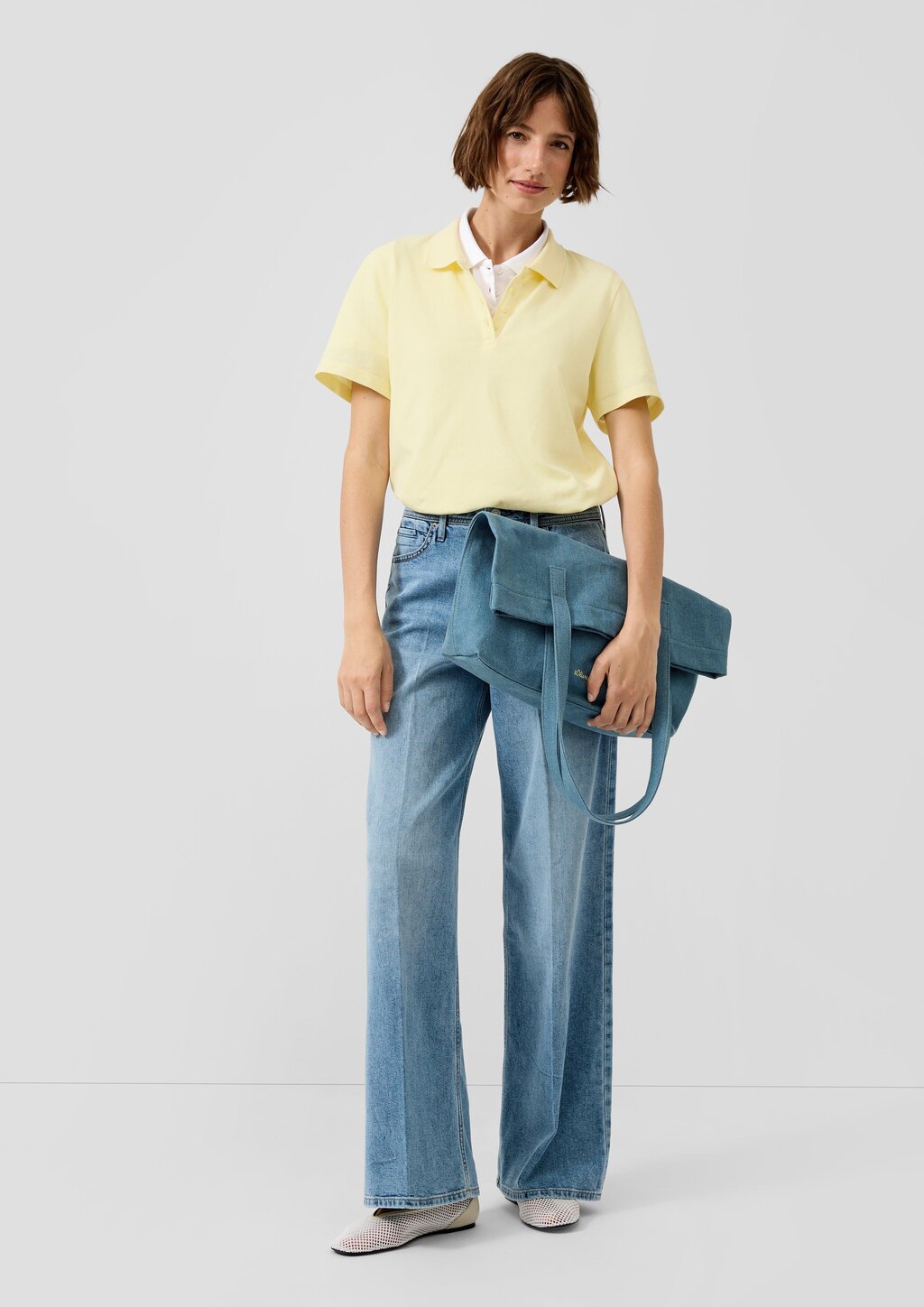 Poloshirt aus Baumwollpiqué