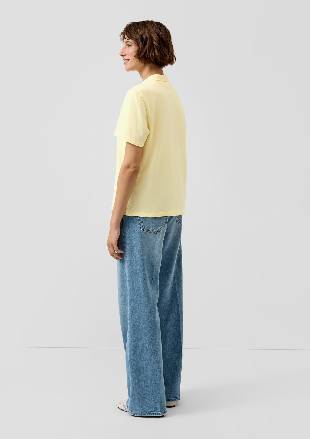 Poloshirt aus Baumwollpiqué