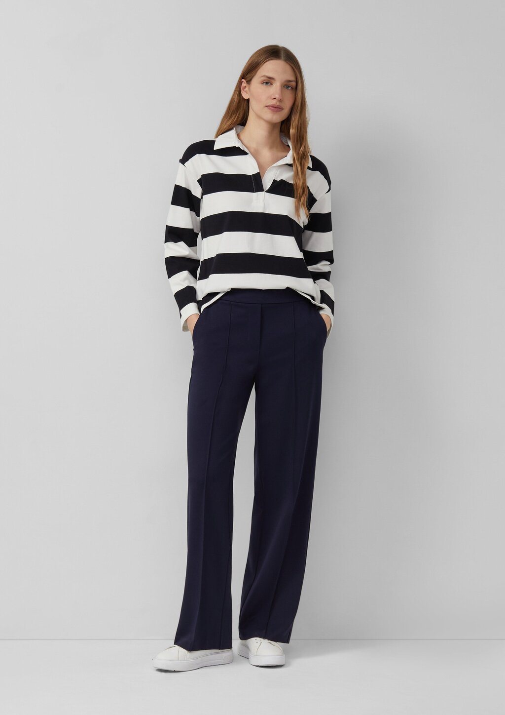 Hose aus Interlockjersey mit Elastikbund