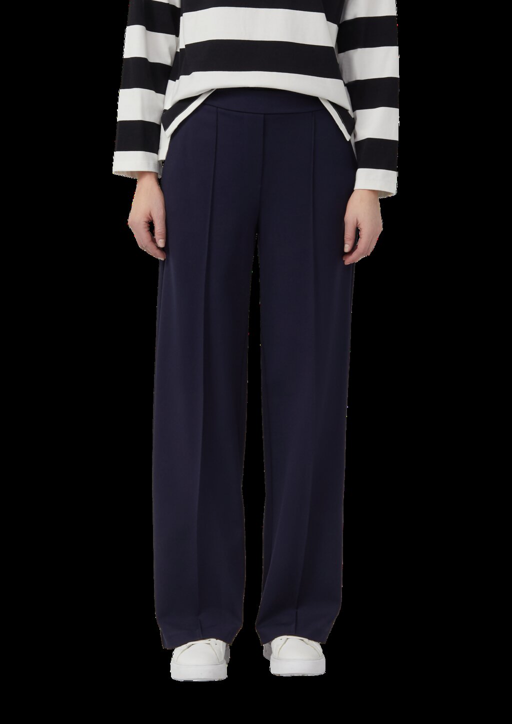 Hose aus Interlockjersey mit Elastikbund