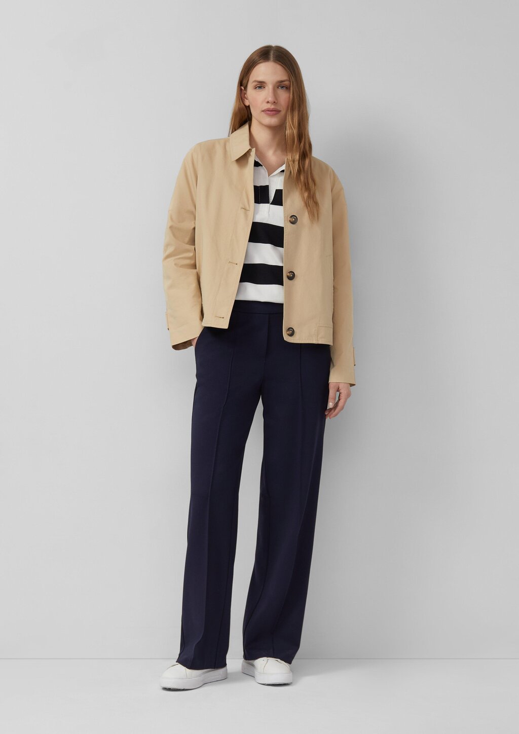 Hose aus Interlockjersey mit Elastikbund