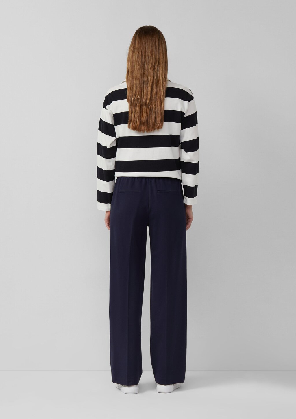 Hose aus Interlockjersey mit Elastikbund