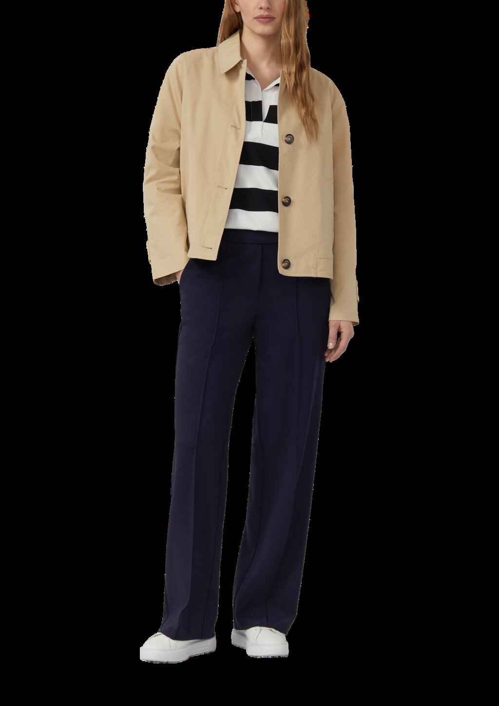 Hose aus Interlockjersey mit Elastikbund