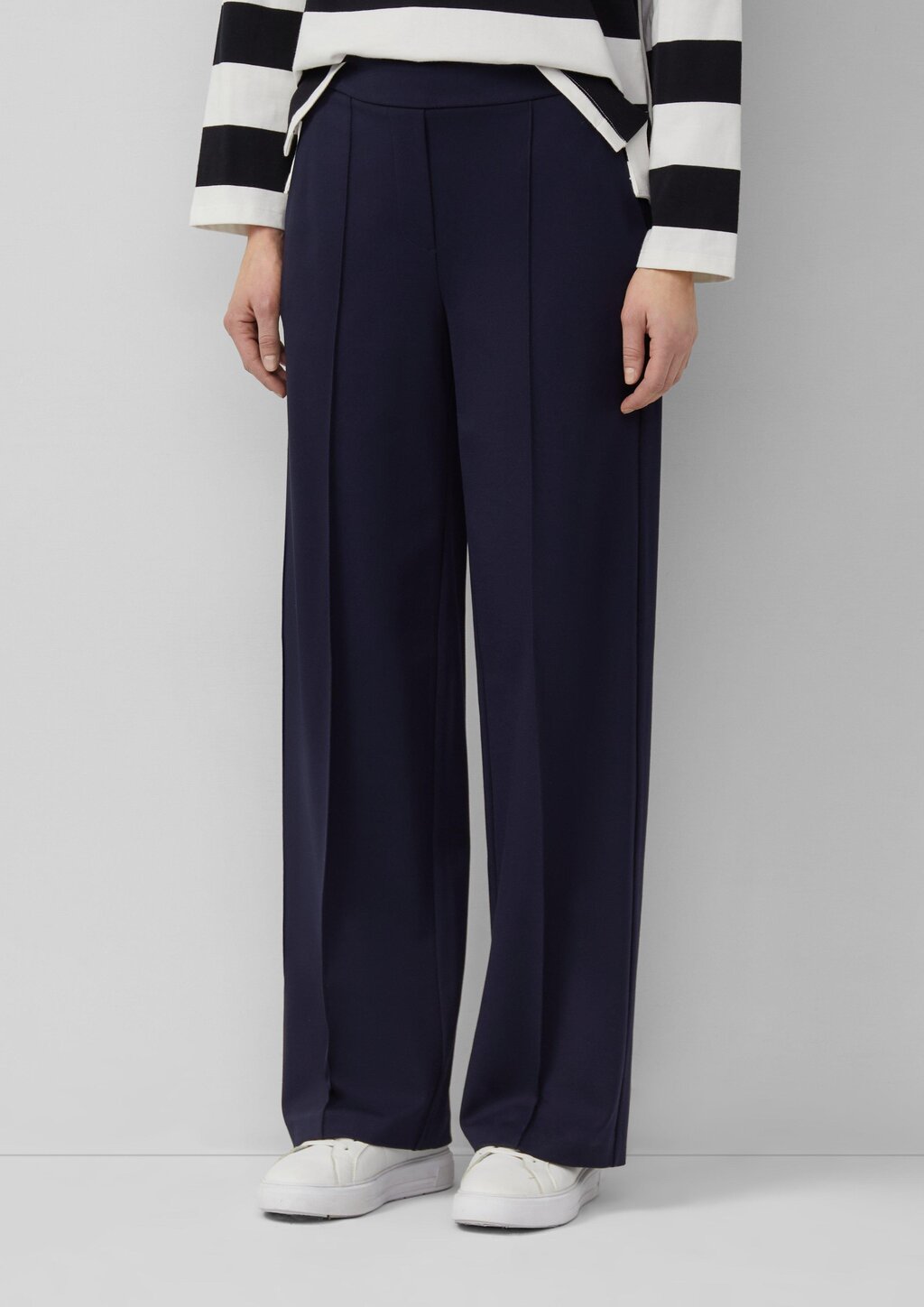 Hose aus Interlockjersey mit Elastikbund