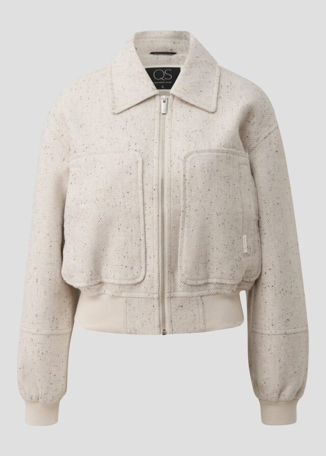 Blouson in Wolloptik