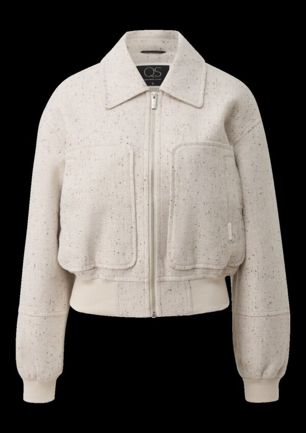 Blouson in Wolloptik