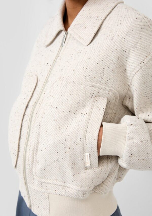 Blouson in Wolloptik