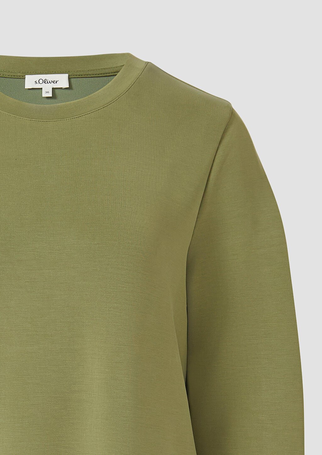 Kurzes Scuba-Kleid mit Faltendetail am Ärmel