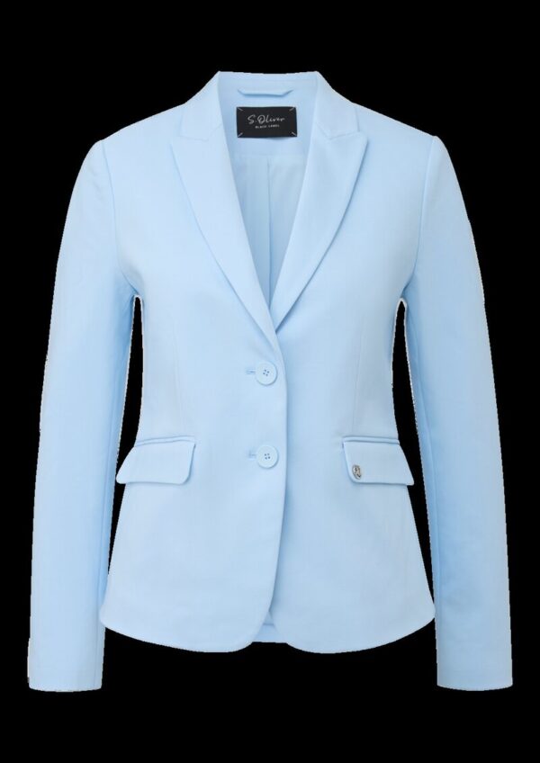 Hochwertiger Crop-Blazer im Slim Fit
