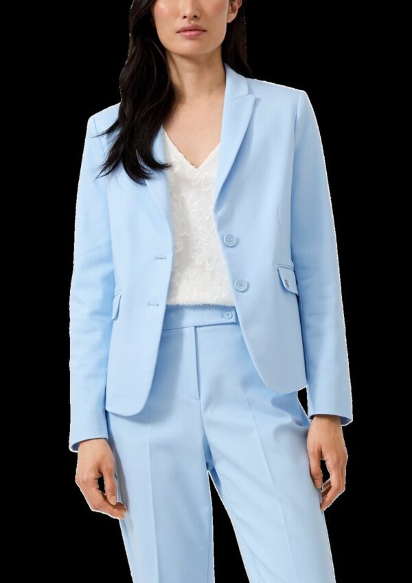 Hochwertiger Crop-Blazer im Slim Fit