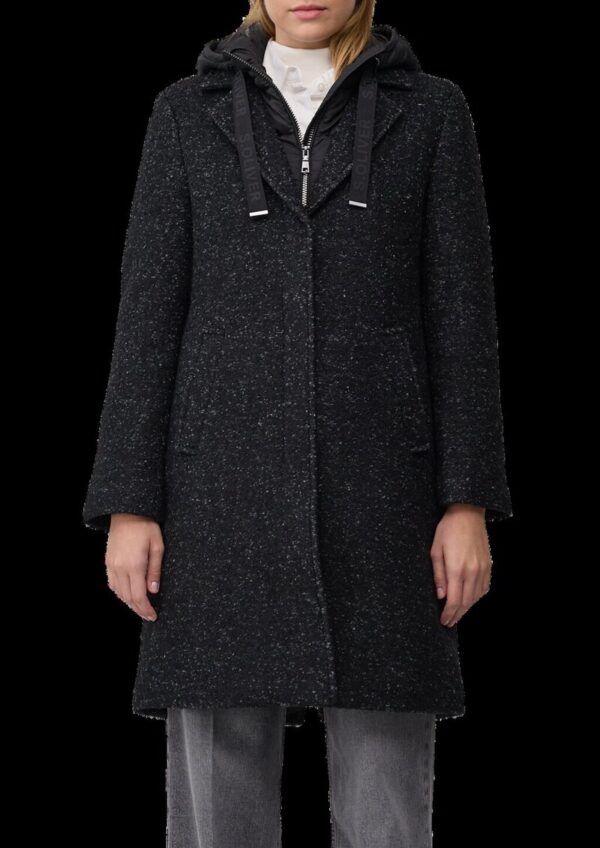 Wollmantel mit herausnehmbarem Einsatz