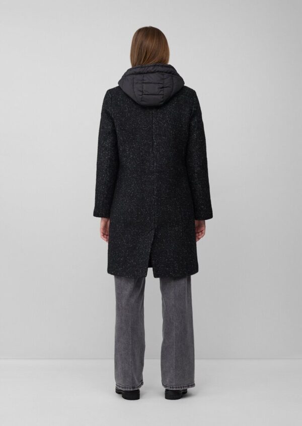 Wollmantel mit herausnehmbarem Einsatz